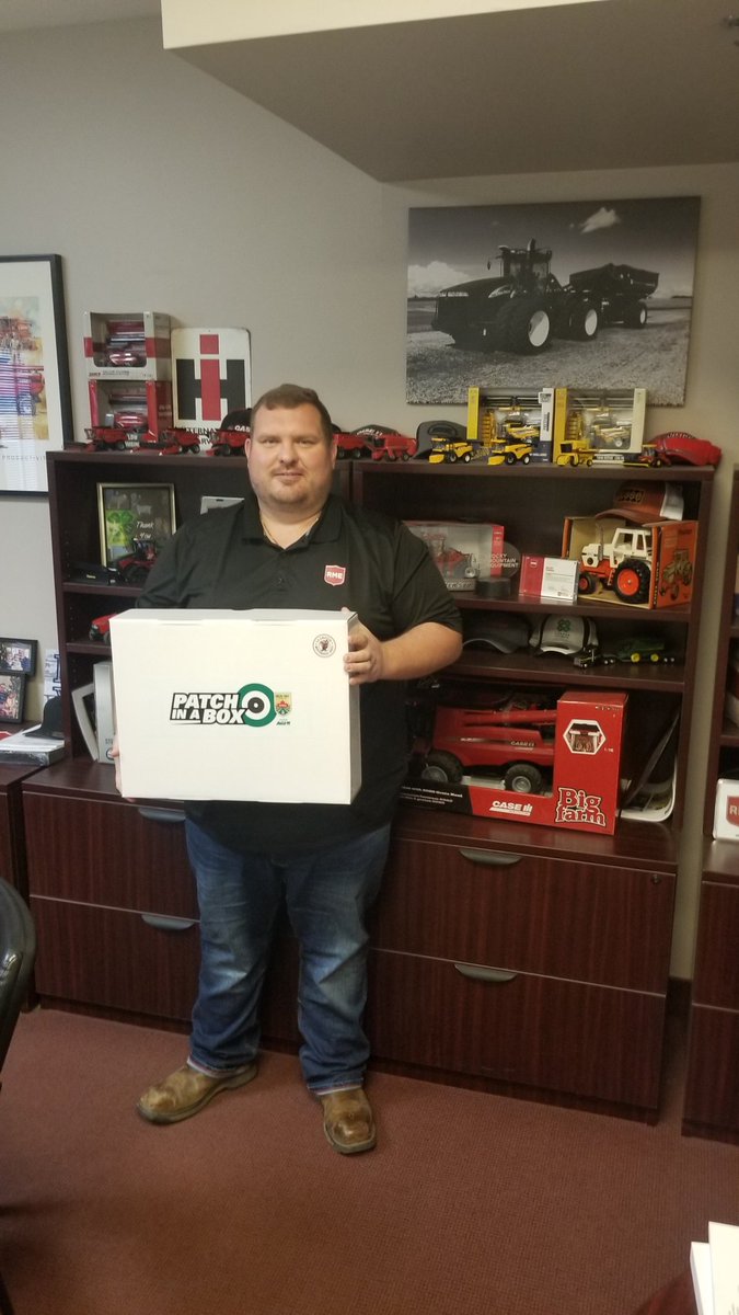 AGI presented Saskatoon curling trials are starting soon.  Alex from RME Westlock is ready to enjoy the excitement with his AGI patch in a box. Enjoy the curling. <a href="/AgGrowthIntl/">AGI</a> #trials2021