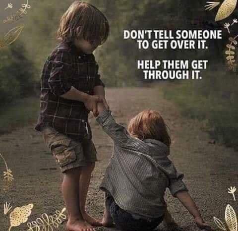 Words and actions can change the world.

Don’t just tell someone to “get over it.”

Help them get through it &amp; be kind always 💜🤝

#AntiBullyingWeek #AntiBullyingWeek2021 #OneKindWord #Kindness #BeKind #Care #Support #DontBeABystander