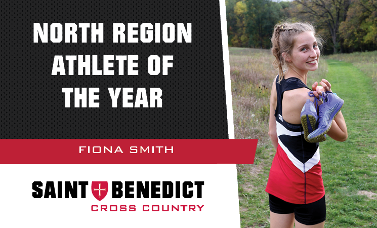 MIAC Champ? Yep. MIAC Athlete of the Year? Got it. Region Champ? You betcha. USTFCCCA North Region Athlete of the Year? Absolutely! Congrats to Fiona on winning the first region athlete of the year award in <a href="/SAINTBENEDICTXC/">CSB Cross Country</a> history! #BennieNation
