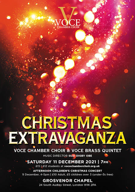 vocechoir's tweet photo. 🔔🎄 Ding dong merrily on high - we're BACK! JOIN US for a truly scrumptious mix of Xmas music old &amp; new. If it doesn't put a yuletide smile on your face we'll eat our Santa hats. 🎅🏽7pm, Sat 11th Dec 2021, Grosvenor Chapel, South Audley Street, W1K 2PA  https://t.co/MrGda3IxIL https://t.co/txyXwipT0r
