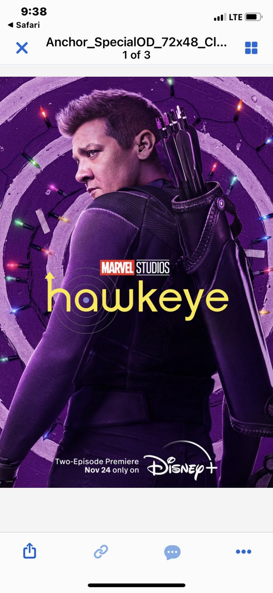 JeremyRenner's tweet photo. We are all very excited to share with all you fans!!! 🙏🏹@hawkeyeofficial @disneyplus https://t.co/jAqGm7GsBU