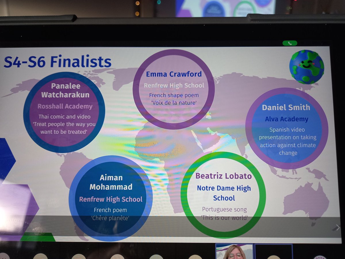 rosshallmodlang's tweet photo. A story in 4 parts @scottishcilt as we awaited the outcome of the S4-S6 category🤩!  
Félicitations!!👏🏻👏🏻 To all of the amazing finalists in every category and so very well done to our creative &amp; inspiring Panalee!!💜 @RAInclusion @RosshallL #WordsForTheWorld #YourVoiceCounts https://t.co/Mi0nM76HIV
