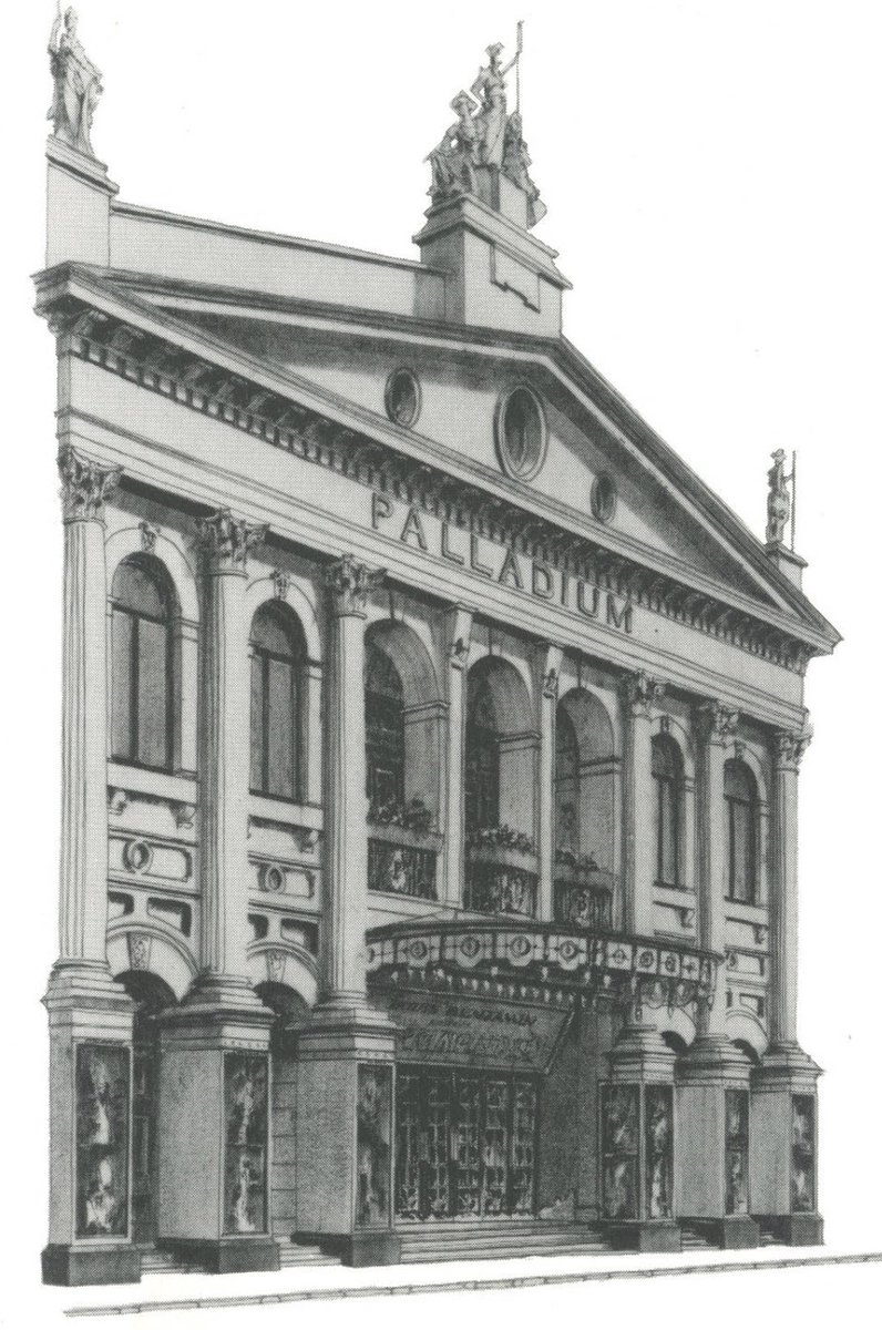 fossroger's tweet photo. #November1918 Charles Gulliver, manager of the London Palladium, thanks his staff for keeping the theatre going during four traumatic years of war by not only staging twice-daily variety shows but also 300 concerts for war charities, in one month raising £6,000 for the Red Cross. https://t.co/f9F0zmm0UA