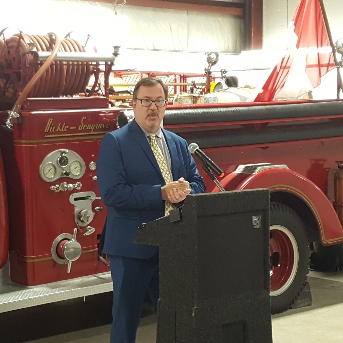 Mayor Darrin Canniff credited the Ford government for its support, noting the premier checks in with the municipality weekly. "We want to get people back in their homes and their businesses as soon as we possibly can, safely."