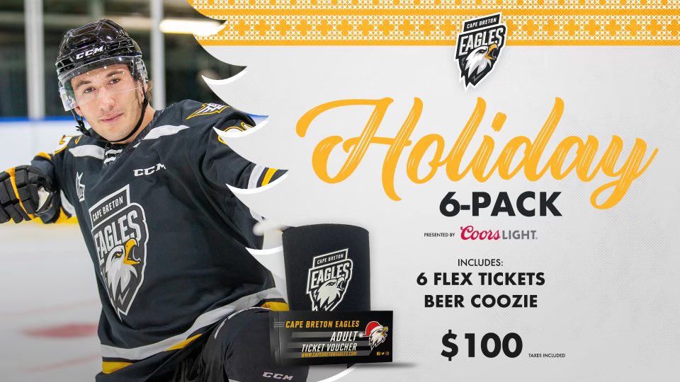 CBE_Store's tweet image. We have the perfect stocking stuffer for all our Eagle loving fans🦅

🎄HOLIDAY 6 PACKS!!!🎄

Includes 6 vouchers and an Eagles coozie!

Available in-store and online NOW!
eaglesshop.ca/product/holida…
(Shipping is extra🤷🏻‍♀️)

LIMITED QTY! Get em while ya can! They won’t last long🎅🎄🧑‍🎄