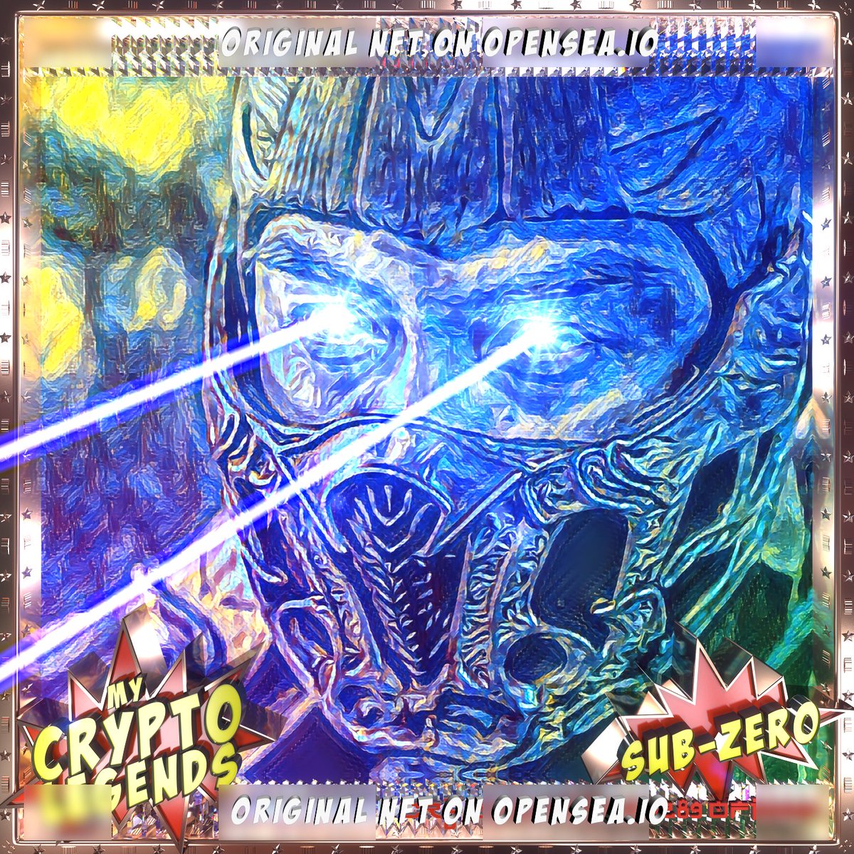 mycryptolegends's tweet photo. Sub-Zero knows how to send chills down your spines 🤐 # 289 of CRYPTOLEGENDs limited to 1000 NFTs!
@opensea @nft @nft_community
#cryptolegends #nft #mortalkombat
#nftart #nftartist #rarenft #nftcollection #nftmeme #nftpic #cryptoart #cryptoartist #nftcollector #nfts #nftsale https://t.co/JZJ8JchHeM