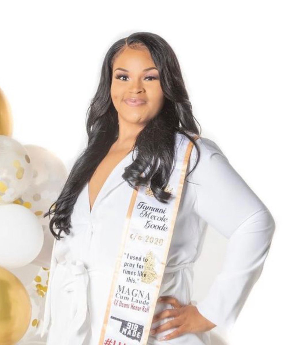 TulsaMAT's tweet photo. Today’s introductions start with MAT1 Tamauri Goode from Tulsa, OK. Tamauri received a Rehabilitation Service, B.S. from The University of Arkansas at Pine Bluff in May 2020. #TUMAT #ReignCane #LoyalAlwaysTrue #At4all https://t.co/zcQa5bejJp