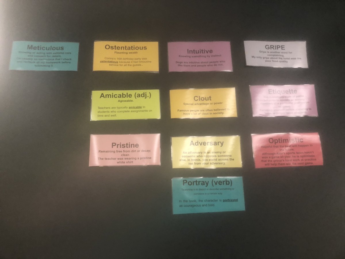 Blue team, rocking the word of the week. #ponagansetPRIDE <a href="/RIDeptEd/">Rhode Island Department of Education (RIDE)</a> <a href="/RIMLE_RI_Middle/">RIMLE</a> <a href="/AMLE/">AMLE</a> <a href="/AGrundel/">Amanda Grundel, M.Ed., M.S.</a>