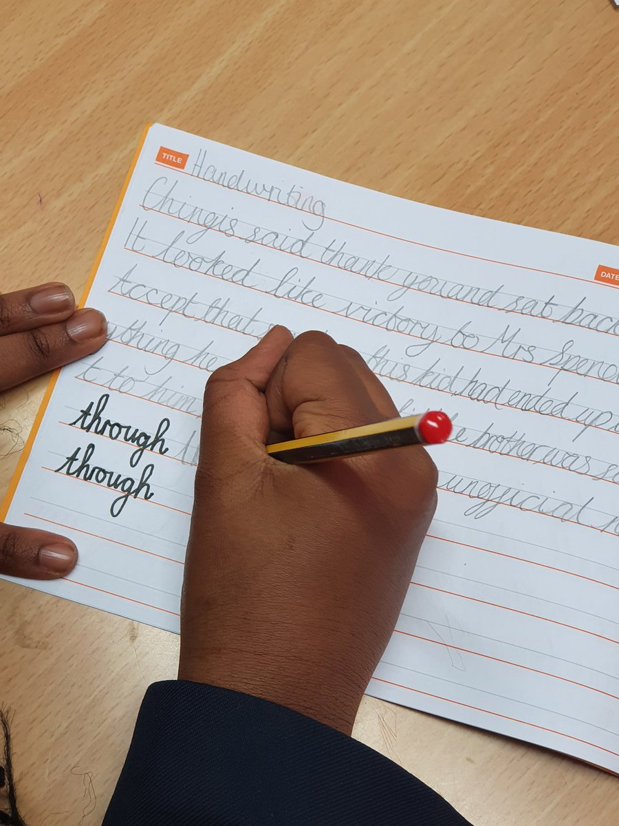 ststephensSW8's tweet photo. We have been working hard across the school on our handwriting โ and presentation. Year 6 have been practicing every day and we can see the improvement already ๐ฏ
@StSDeputy #StStephensLearning #practicemakesperfect #StStephensWriting #handwriting https://t.co/ZFOrJIkPmL