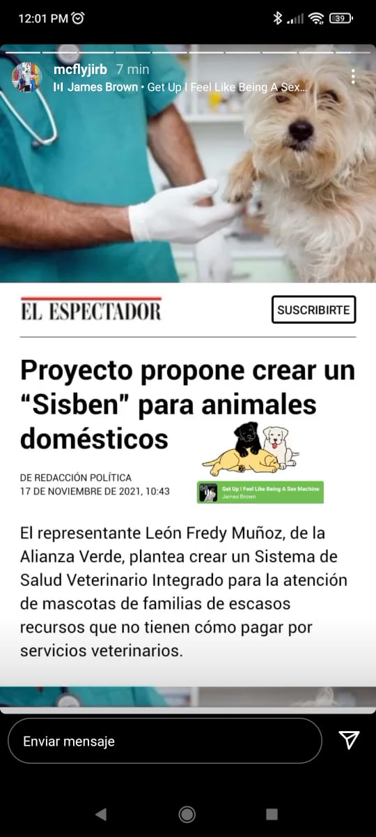 LeonFredyM's tweet photo. Nuestro proyecto busca el bienestar de los animales domésticos, queremos que estos tengan una vida digna y con garantías, sin importar el hogar en el que se encuentren.
@MinSaludCol
@AnimaNat_Col
#LeónFredyConecta
https://t.co/me7YlyhGhK https://t.co/EVDtE0V8iN