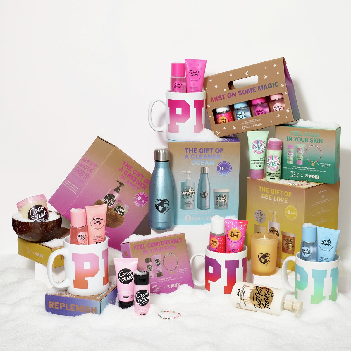 Filled with minis, cozy socks, mugs, and more — #PINKBty gift sets are a must-have! 🧖‍♀️ Score $10 off for a limited time.