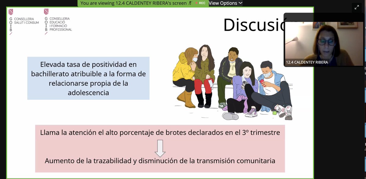 mcvidalth's tweet photo. Avui a #e_inves21 @Investenisciii n' @ACaldentey ha presentat els resultats del curs 20-21 dels casos i contactes estrets gestionats per EDUCOVID @apmallorca #CCCOVID, una feina feta en coordinació amb @SalutGOIB @ibsalut @SalutPublicaIB @EDUN_IB, la #comunitateducativa i els #CS https://t.co/CNYBA3dUcP