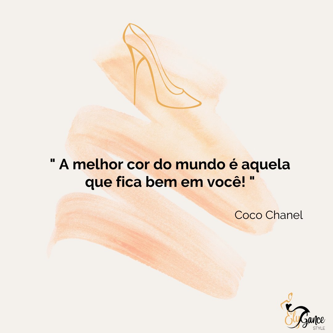 ElyganceStyle's tweet photo. Em uma frase, Coco Chanel disse tudo sobre Coloração Pessoal, como sempre, à frente do seu tempo!
A melhor cor para você, é aquela que te valoriza e ilumina! Quer saber quais são elas? Faça o seu teste de Coloração Pessoal 😉.
#corévida
#personalcolor
#colorislife
#colorweek https://t.co/Ykf5KKwqTJ
