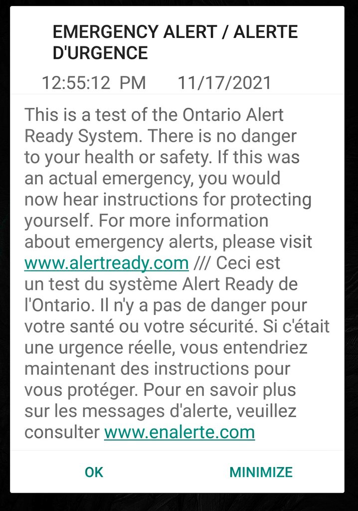 mykpy's tweet image. Got it!
🚨 #AlertReadyTest 🇨🇦
