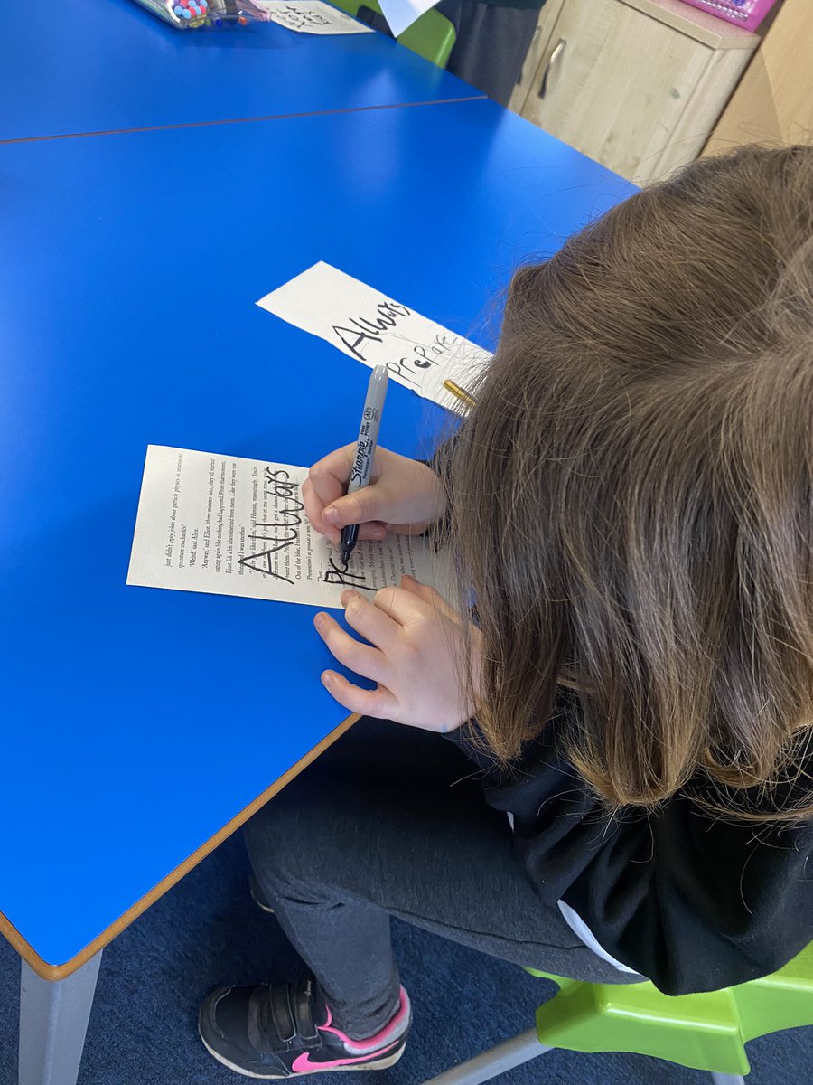MissCalderKPS's tweet photo. We LOVE @dannywallace Hamish books in P4b 💙 To celebrate #BookWeekScotland we used the pages from our favourite to create our own quote posters 🪄 We read our page and chose a strong quote to decorate our page with. We are so pleased with the results 🤩 @KnightsridgePr1 https://t.co/4oVSqoLEPs