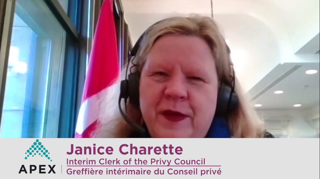 We are pleased and honoured to have Janice Charette, Interim Clerk of the <a href="/PrivyCouncilCA/">Privy Council Office</a> deliver this year’s keynote address at the #LeaderEX2021 ceremony and congratulate all new #GCLeaders.