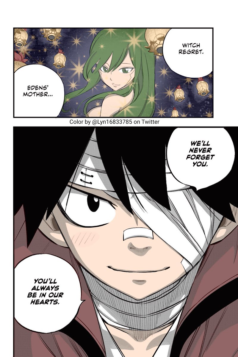 Lyn16833785's tweet photo. #EZSpoilers

"We'll never forget you, you'll always be in our hearts..."

[#EdensZero/#Chapter168/#Color/#MyColor] https://t.co/2JY0xFzo0r