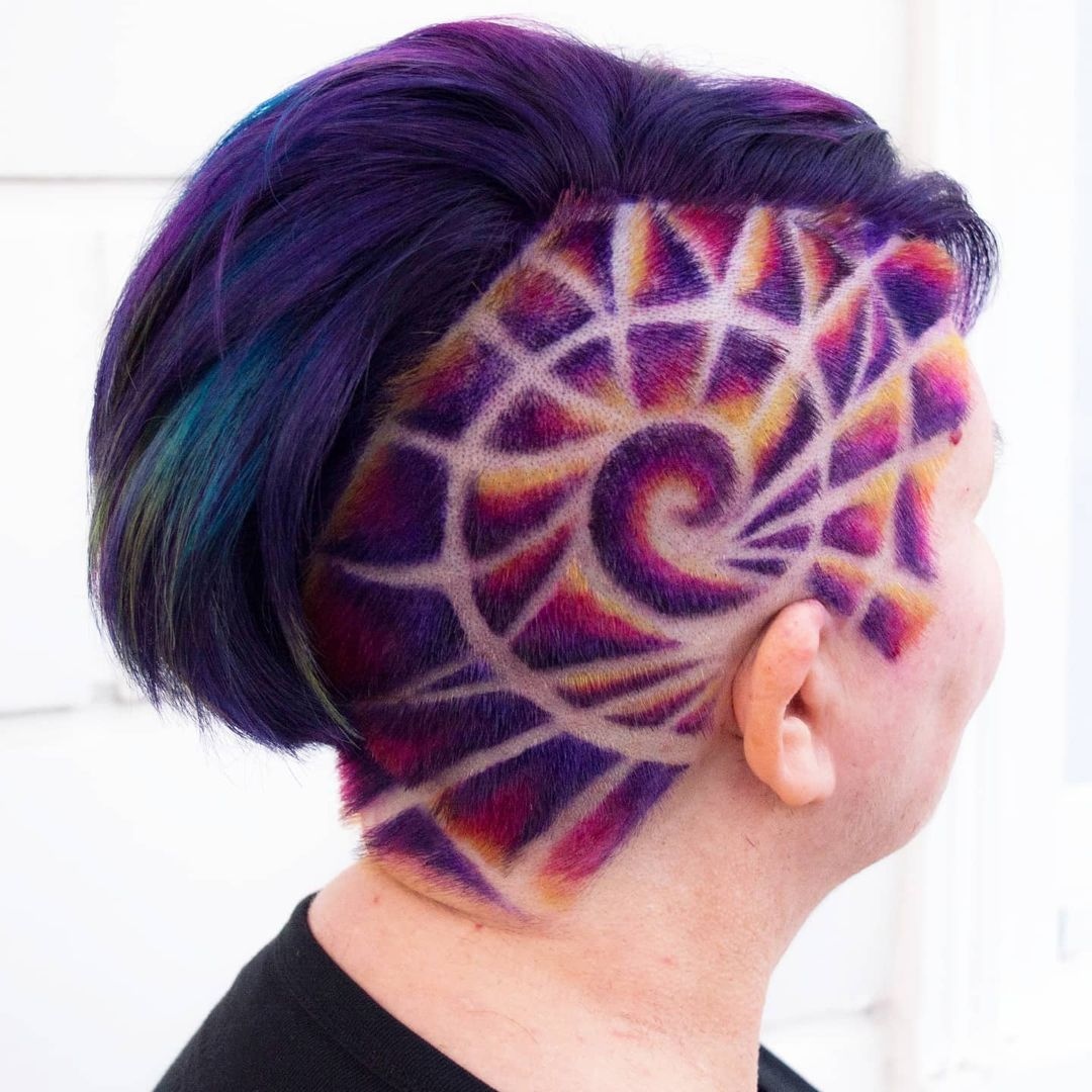 manicpanicnyc's tweet photo. Angela_skullptures creates the COOLEST abstract hair designs! We cannot get enough of this!! 🤩

(IG: angela_skullptures )

#manicpanicnyc #hairdesigns #manicpanic #shorthair #shorthairinspo #buzz #hairart #hairmagic #hairwork #hair #hairdye #rainbowhair https://t.co/QpOr3bnrx2