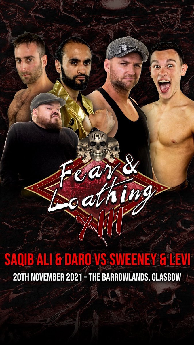 SaqibAliWrestle's tweet photo. 3 days time....
Fear &amp; Loathing debut ✅
Barrowlands debut ✅
Still have full head of hair ✅

#Fearandloathing 
#LadzLadzLadz https://t.co/S08wncpIeM