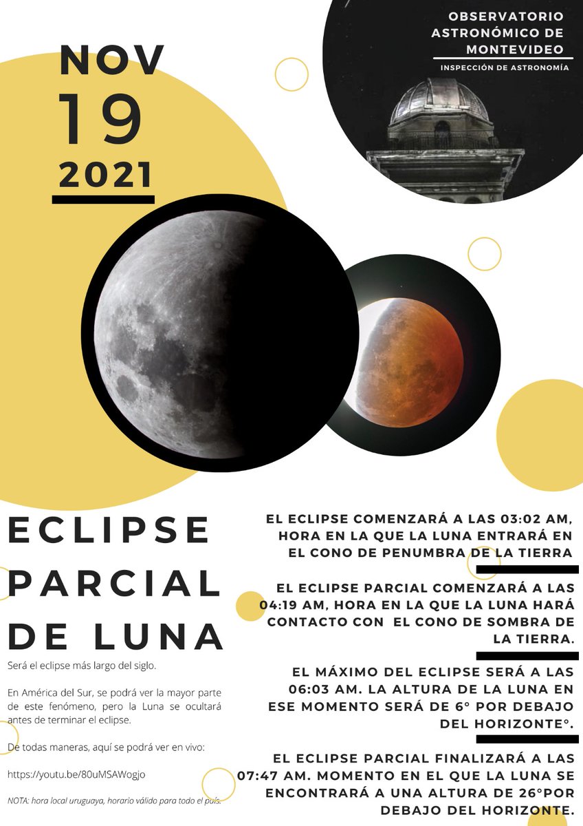 AstronomiaInsp's tweet photo. 19/11/21 #EclipseLunar  parcial
@OABauza6 @HeberPombo @obsdamaso @observatorioL9 @ObservatorioL10  @Observliceo1 @Nestorbusta @MartinBilbao29  @diegosilveiran @liceo58 @oalmuruguay @AAAstroUy @SAOctante @SantiagoCalerOK @chessemilio @ipaenred @ObservatorioZo1 https://t.co/RPbqhVS11E