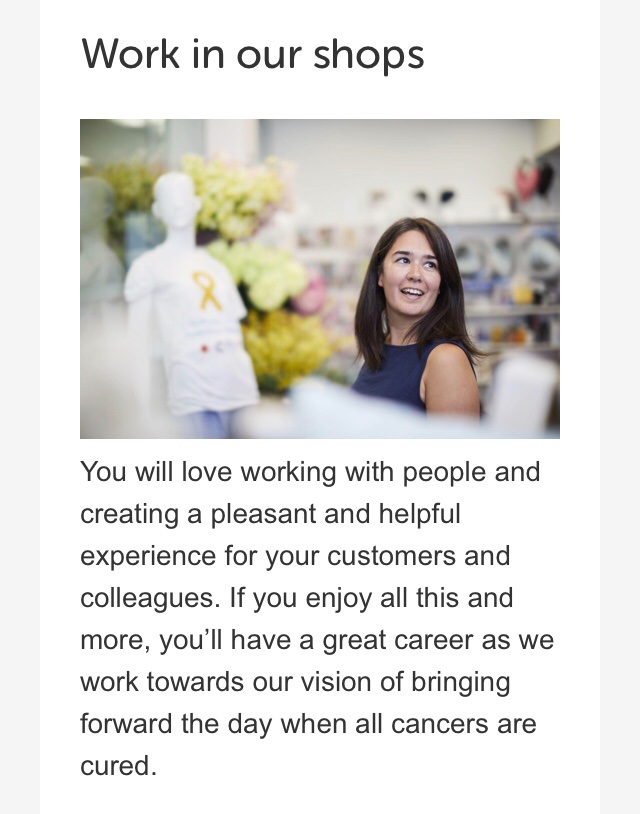 maisydaisy64's tweet photo. We are looking for people to work in our shops #paid #jobs 
Assistant manager  @CRUKBristolQns  22hours 🤩 Assistant  manager  @crukswansea  22 hours  #swansea #bristol apply online and help us beat cancer sooner  💪🥰https://t.co/4Ecq2L2OVo https://t.co/t8vbiFCWJf