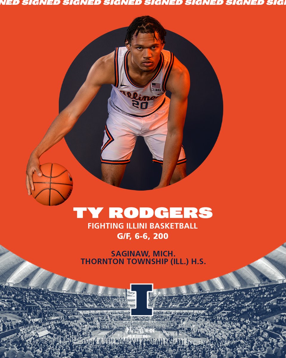 IlliniMBB's tweet image. 𝓢𝓲𝓰𝓷𝓮𝓭 🖊 

Welcome to the Illini, @Ty_rodgers20!

#Illini | #EveryDayGuys