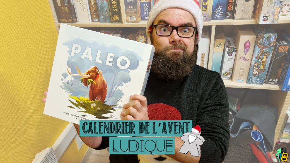 InstantLudique's tweet photo. Aujourd’hui c’est le 3e jour du calendrier de l'avent ludique 🎲🎅 avec : Paléo 🦣 https://t.co/y8aUSmLc2o via @YouTube https://t.co/104GUK2Yy0