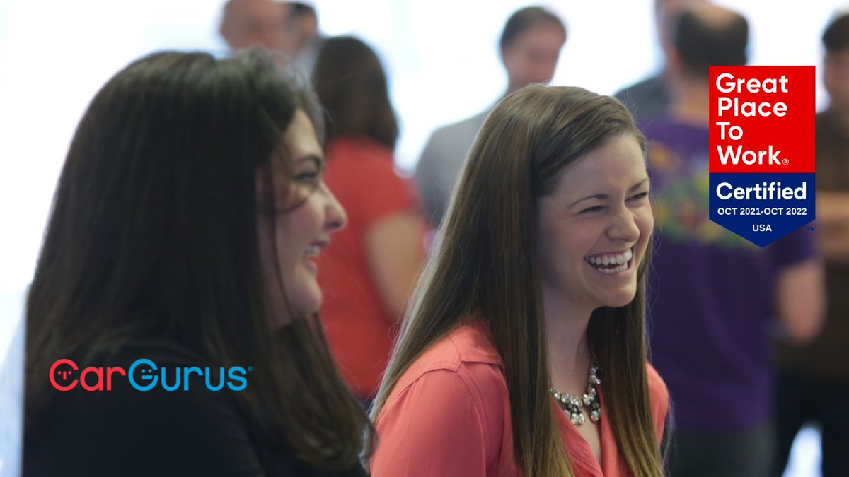 It's official! We're proud to announce that CarGurus has been certified by <a href="/GPTW_US/">Great Place To Work</a> as a 2022 Great Place to Work! Visit careers.cargurus.com to learn more about our culture and view dozens of open roles and positions.
#GPTWCERTIFIED #meetthegurus pic.x.com/KBuiquOgQc