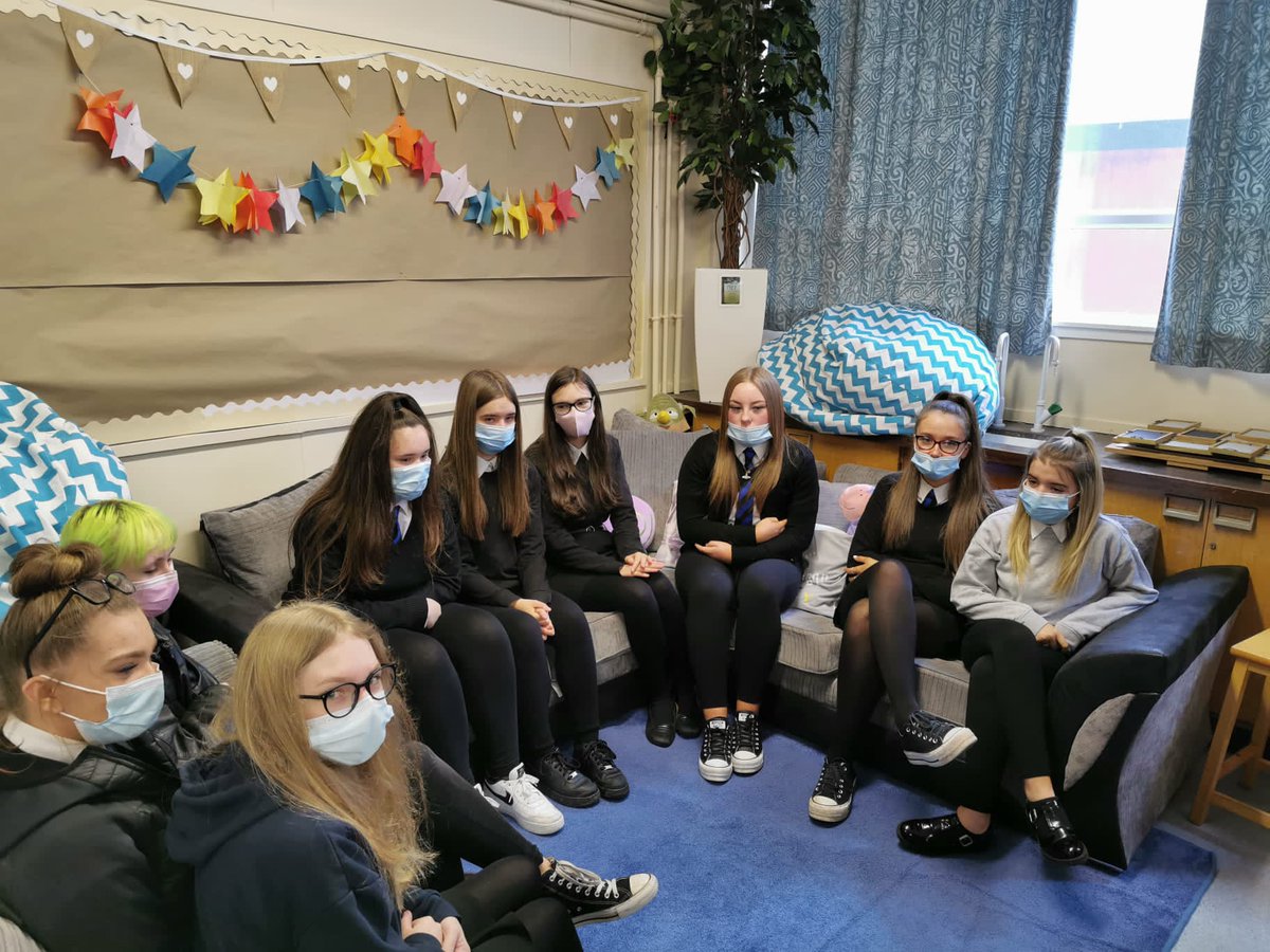 haven_ac's tweet photo. Another day, another visit😊 This time, National 5 Childcare pupils wanted to find out more about the importance of nurture. We hope this helps with their coursework. https://t.co/NxksuUKIsl