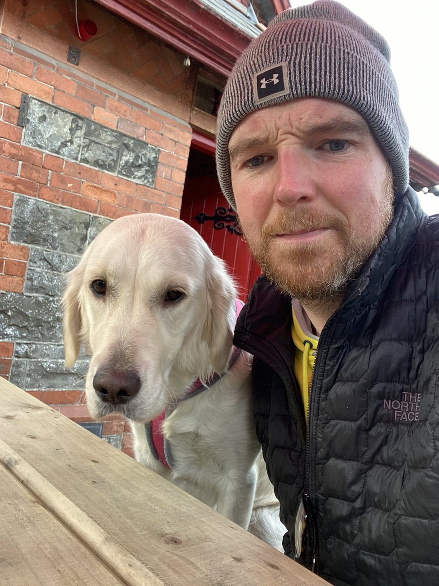 dmcge10's tweet photo. Outdoor dining with the boss #goldenretriever https://t.co/gIaz07jynJ