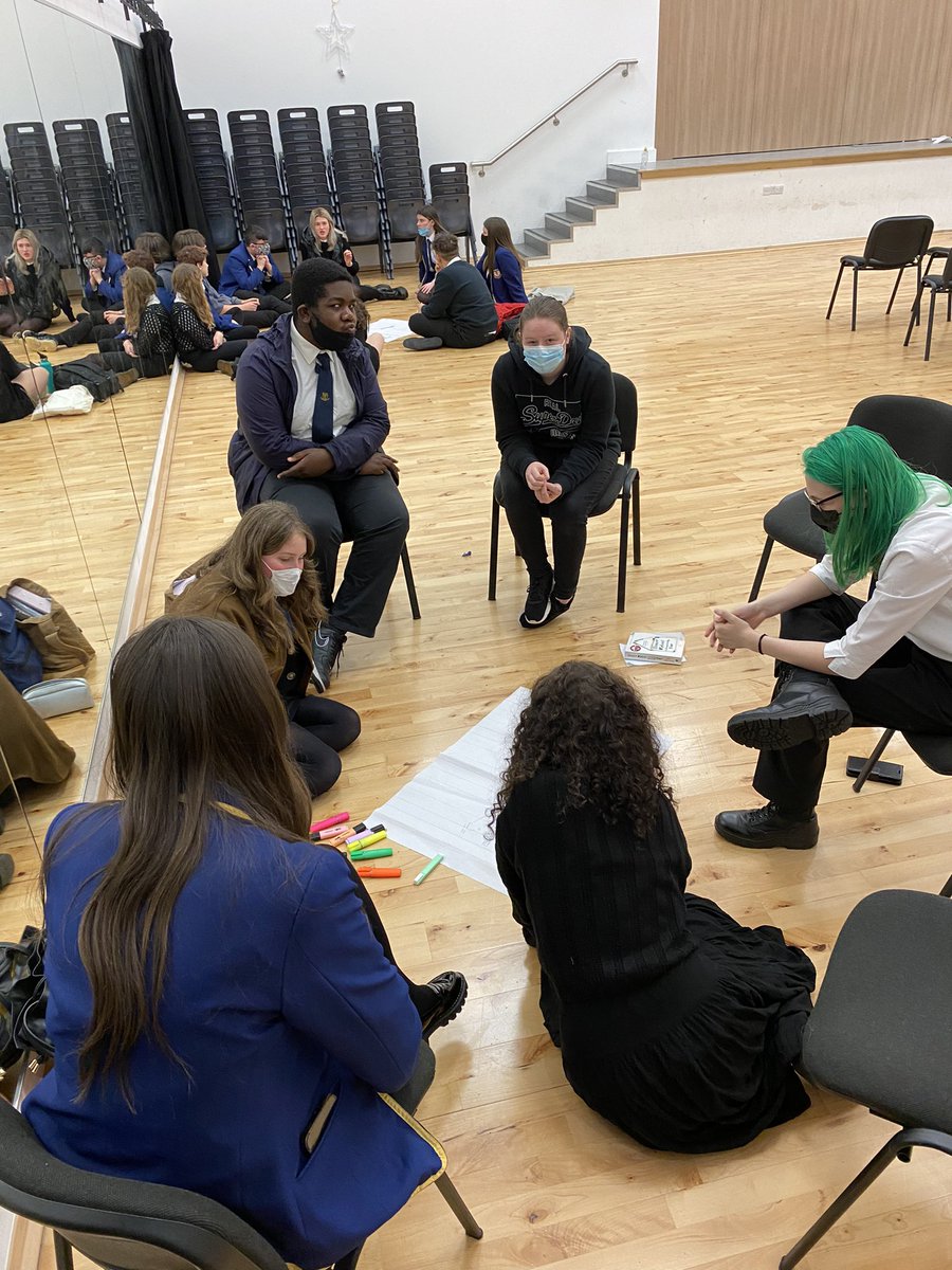 Was great to get another session in today of our <a href="/Greenfaulds_HS/">Greenfaulds HS</a> Parliament, even if we had to reduce the numbers. Shafa gave an update on her bid to become an MSYP and we got started on ideas for our campaign this year which is aiming to raise awareness of gender based violence