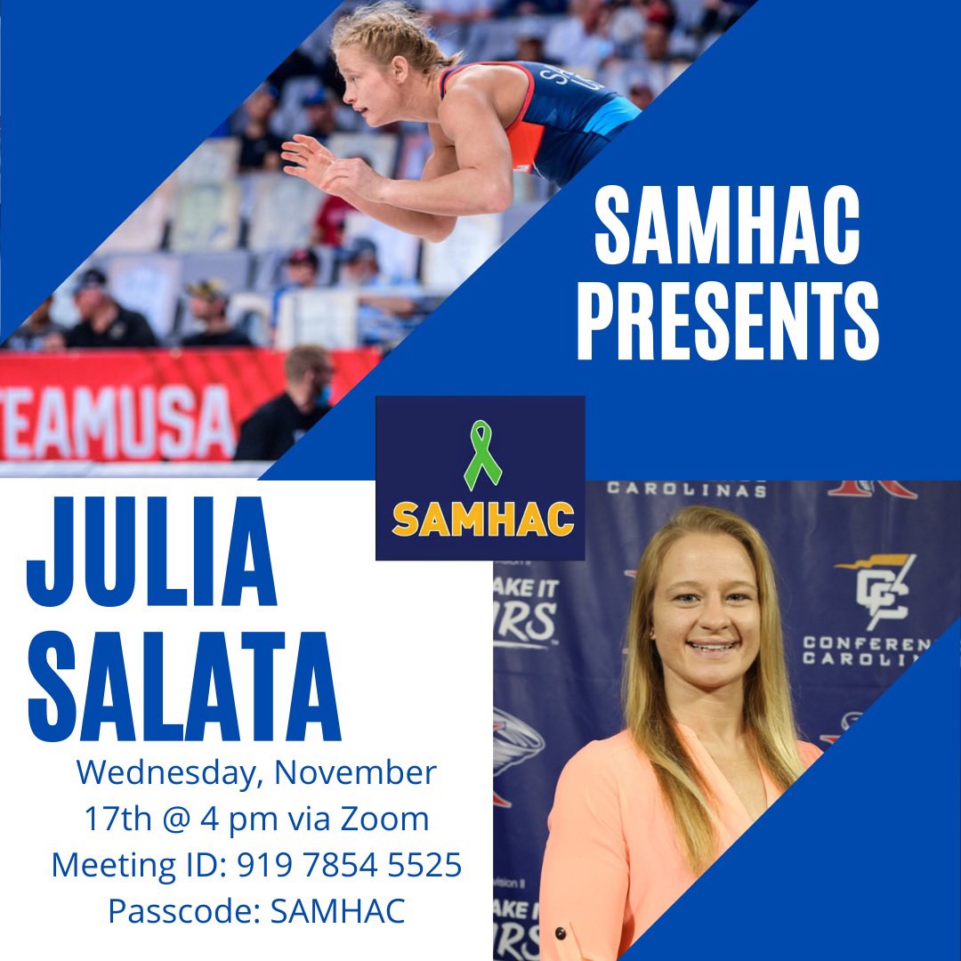 Don’t forget <a href="/JSalata/">Julia Salata Vargas</a> will be joining us at 4 today to discuss managing ADHD as both a student athlete and elite athlete!
