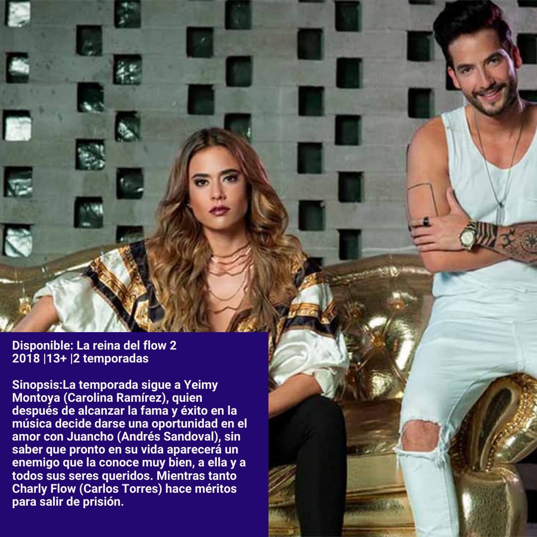tehablodeseries's tweet image. Disponible: La reina del flow 2;
#lareinadelflow2 #lareinadelflow #queenofflow #carolinaramirez #davidojalvo #carlostorres #andressandoval #adrianaarango #mabelmoreno #luchovelasco
