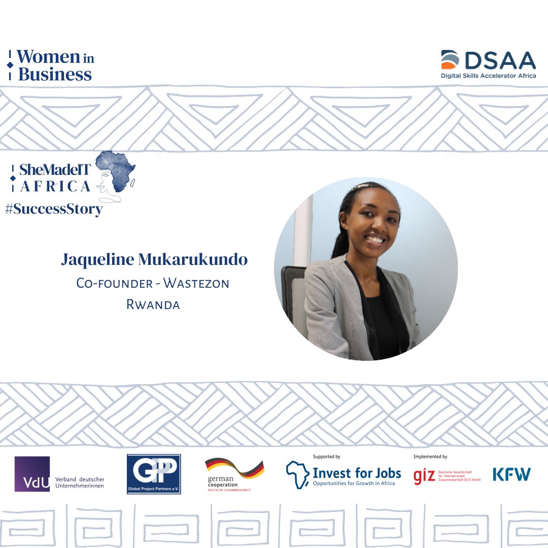 WomeninBusine19's tweet photo. Success Story of Women entrepreneurs in STEM #SheMadeITAfrica
22 Nov
4:00 a.m.- 5:30 p.m. (CET- Germany -Tunisia)
5:00 p.m.-6:30 p.m. (Rwanda)
3:00 p.m.-4:30 p.m. (Ivory Coast, Senegal, Ghana)
#WiBAfrica #DSAA #OneWithDSAA #InvestForJobs @rwictchamber @JacquelineMuka2 https://t.co/tNMDbDjuQp