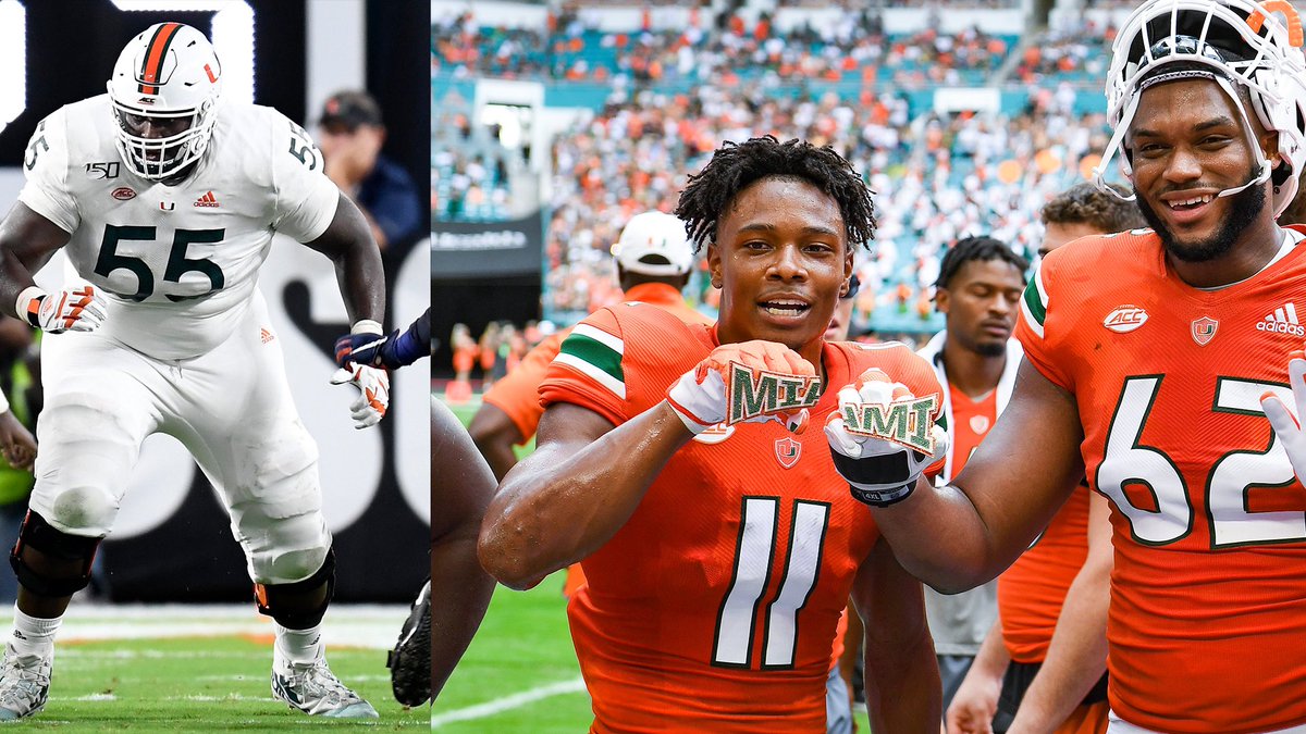 CanesFootball's tweet photo. One last time at Hard Rock…

This week, we do it for the seniors. https://t.co/6FWWIBE09f