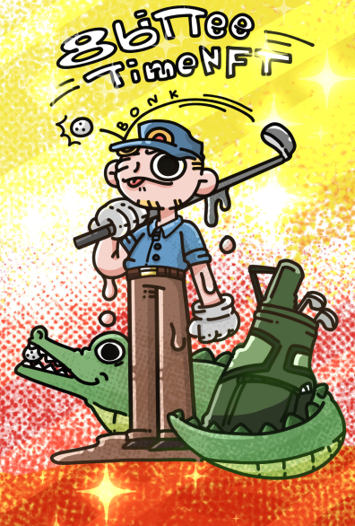 8bitTeeTimeNFT's tweet photo. This piece, "Tee Time HBN" Golf Derivative was created for the 1st @8bitTeeTimeNFT Artist spotlight...

Everyone should check out @HBN_nft and his work :  
https://t.co/a741pKWq7n https://t.co/UhWaTQH9Vj