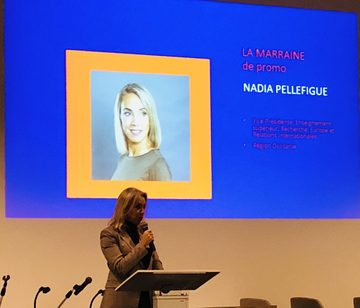 Bravo <a href="/stride_claire/">Claire Stride</a> pour cette belle soirée de lancement de la promo 2022 <a href="/LesEntrep/">Les Entrep'</a> Toulouse ⭐️ et à  <a href="/NadiaPellefigue/">Nadia Pellefigue</a>, marraine de choc. Que de témoignages hyper inspirants et un beau programme pour ces jeunes entrepreneurs en devenir 🚀