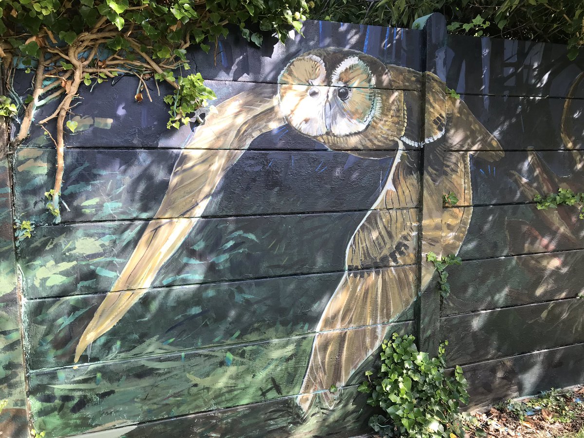 GarfieldWandle's tweet photo. Our exquisite wildlife mural in #GarfieldRec is finally finished (including being varnished/sealed). Big thanks to @RicardsTweets art teachers and students for their hard work and to @Merton_Council for the funding. This is an inspiring asset for our community. https://t.co/2hkTeO846j