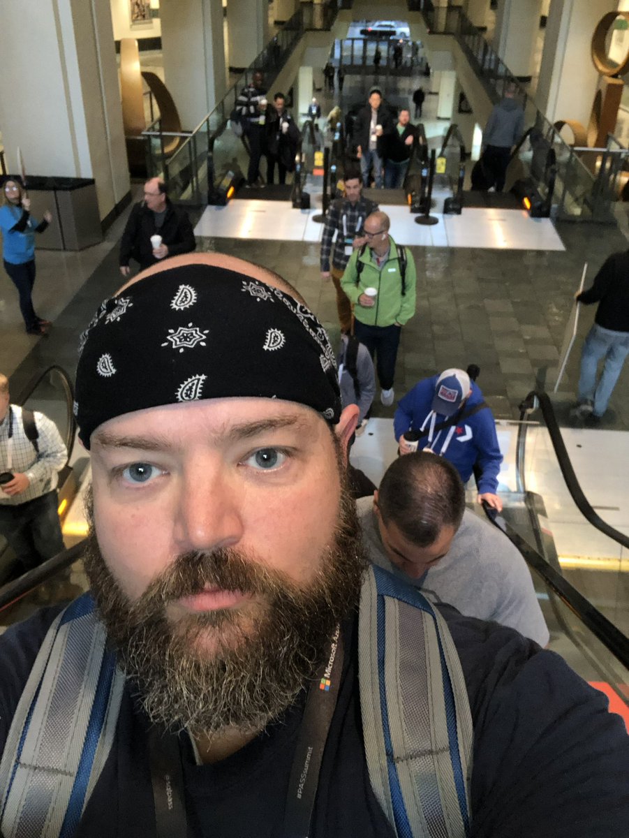 SQLFitness's tweet image. I’m feeling really nostalgic for PASS, I miss going and doing stuff with other super data nerds.
