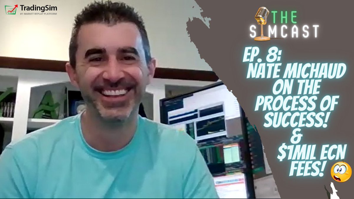 TradingSim's tweet photo. 🎙SimCast Ep. 8 is here w/ @investorslive Nate🎥

☑️More 💵 on long side🤔
☑️Chat rooms
☑️$1.2mil ECN fees!!🤯
☑️Risk Management
☑️Beginner Mistakes🤦‍♂️

💸PLUS: Free Giveaway! - Samsung G7 32” + 1-year TradingSim + 3 months IU!! Over $2k!!💰

Link+Rules: ▶️ https://t.co/WtrGoZYubO https://t.co/udOCg9JWv8
