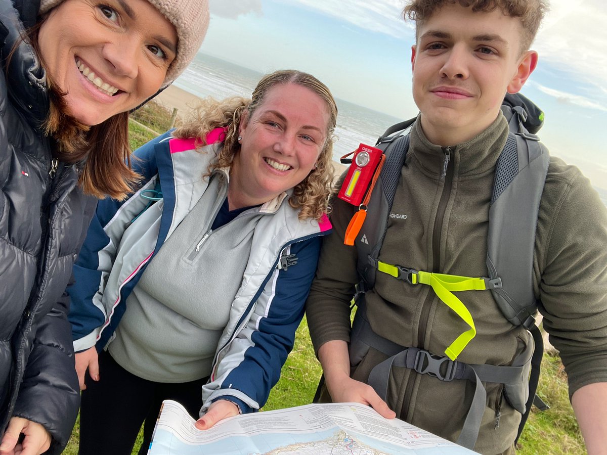 NPTCGetActive's tweet photo. Following the beautiful Welsh coastal path today as we practised our @DofEWales walks for Exped. Well done team! #dofe #dofewales #rhossilli #rhosillibay #youngleaders #enrichment https://t.co/AwhCCVjwMb