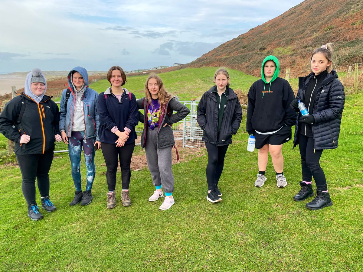 NPTCGetActive's tweet photo. Following the beautiful Welsh coastal path today as we practised our @DofEWales walks for Exped. Well done team! #dofe #dofewales #rhossilli #rhosillibay #youngleaders #enrichment https://t.co/AwhCCVjwMb