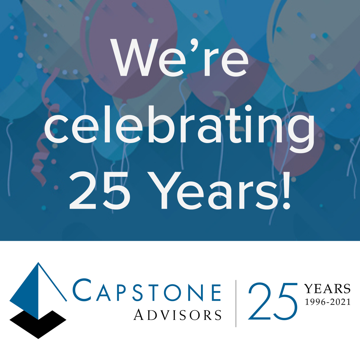 We've officially been in business for 25 years! Thank you to all our partners and tenants for supporting us over the last quarter century. Here's to the next 25!

#CapstoneAdvisors #RealEstate #RealEstateInvestment #SanDiego #25thanniversary