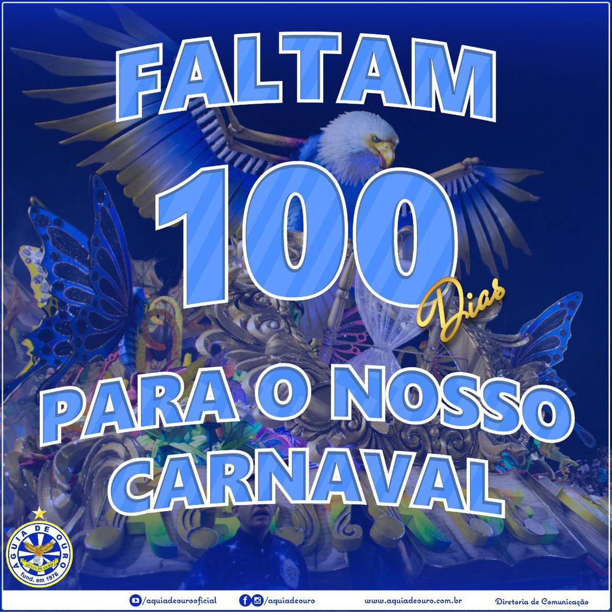 FabiFrota77's tweet photo. Nosso carnaval está chegando para alegrar nossos corações e celebramos a vida! Faltam #100dias
Quem tá ansioso aí ?! @aguiadeouro
#Carnaval2022 #Carnaval #CanavalBrasil #CarnaBrasil #CarnavalBrazil #Folião #MarchaCarnaval #FabiFrota #AguiaDeOuro #aguiadeouro https://t.co/ycSEur8Kul