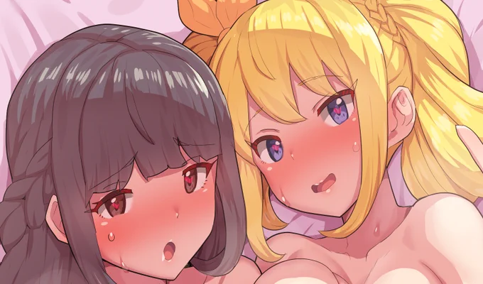 pixivFANBOXで支援者さま限定イラスト公開しました。パツキンむすめさんに、部室で青春してた美術部先輩も合流して保健室へ…な1枚です。興味あらばよろしくお願い申し上げます! 「++」以上支援者さま向けには今週はこちらの絵のメイキングを予定しております。お楽しみに! 