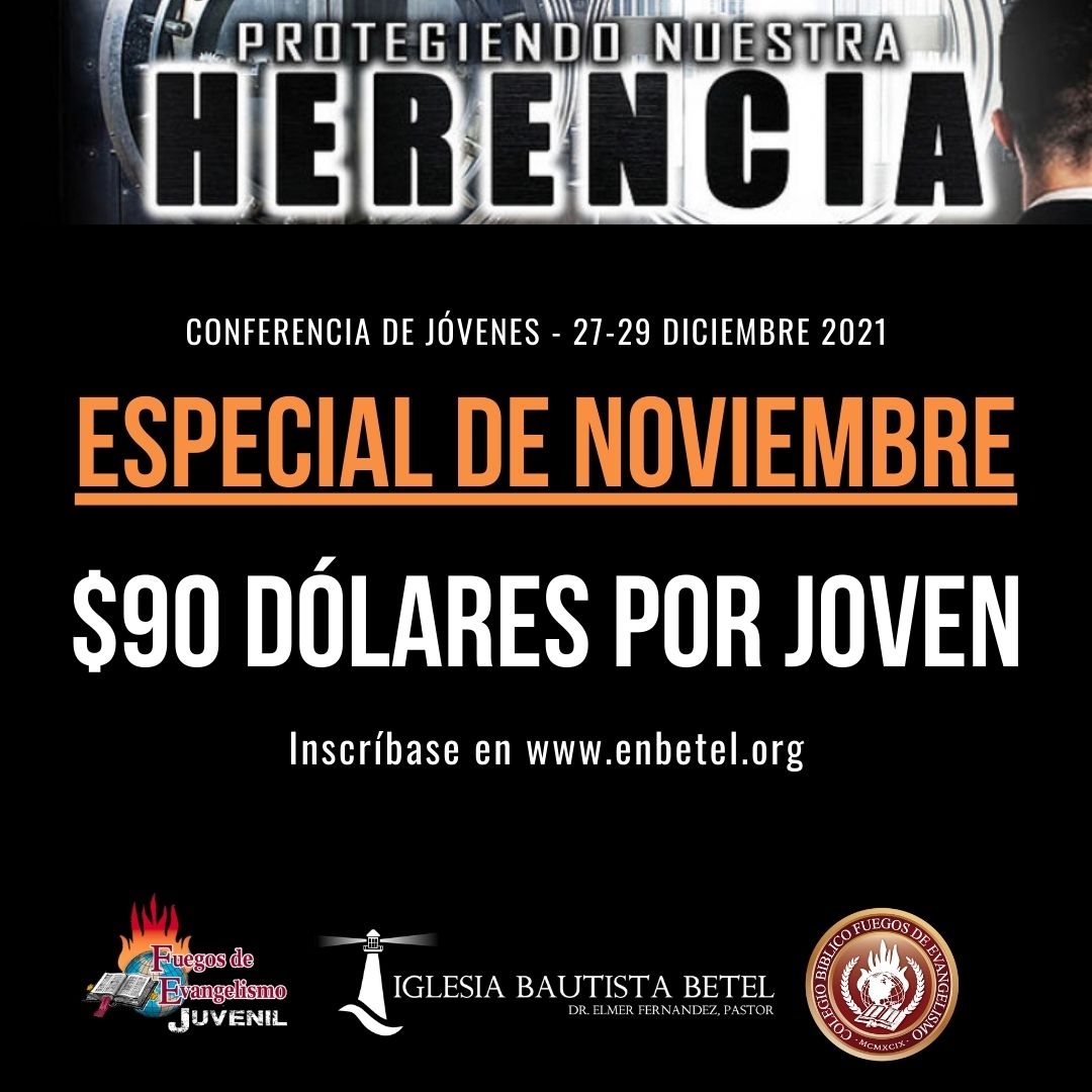 Jóvenes aún pueden inscribirse para la Conferencia por $90 cada uno!

enbetel.org/conferencia-de…