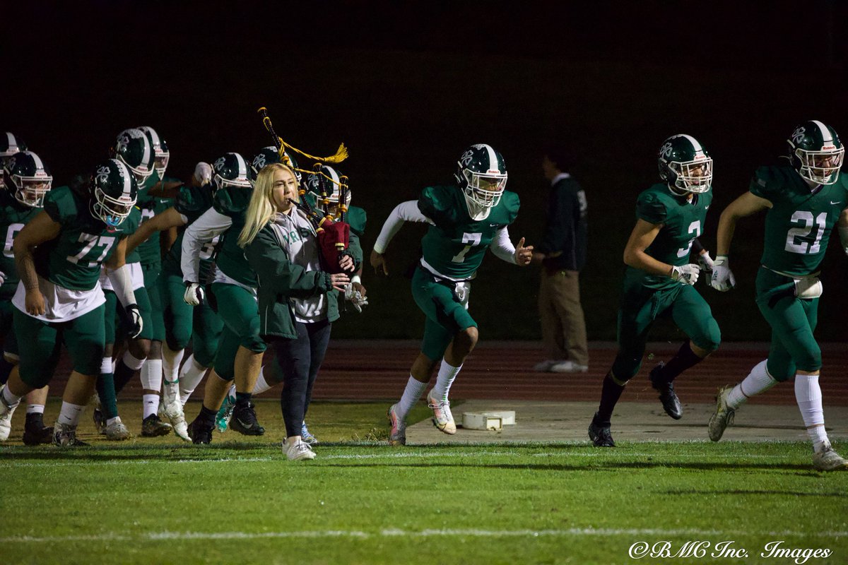 Countdown…THREE days until the bag pipe plays and the Fighting Irish take the field. 

CCS Playoffs Semi Finals vs MVHS ☘️