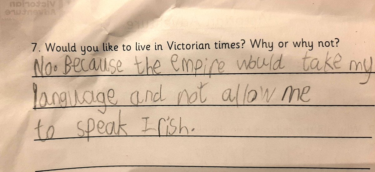 DeirdreMcWords's tweet photo. D'fhág mé mo mhac, 6 bl d'aois, i mbun oibre tráthnóna......

I left my 6 year old son to undertake his reading comprehension independently this evening.... https://t.co/vH9iidGDUy