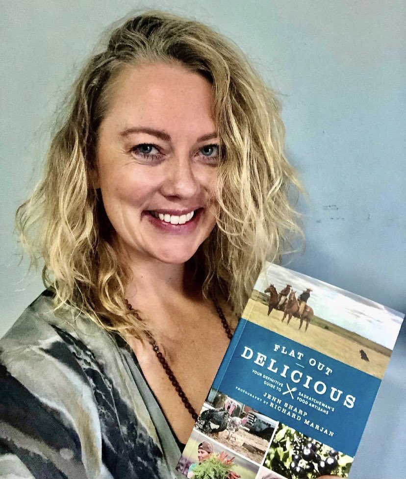 Saskatooning's tweet photo. We'd like to share the great news in congratulating @JennKSharp, journalist & author of the book Flat Out Delicious, on her latest achievement winning the silver medal in the English-language Culinary Narratives category at the 2021 @TasteCanada Awards! 👏👏👏
#FlatOutDelicious https://t.co/D3gjFYDPrl