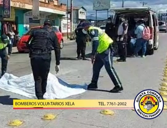 Revelan video del mortal accidente en Quetzaltenango 